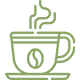 Bollitore con tè e caffè